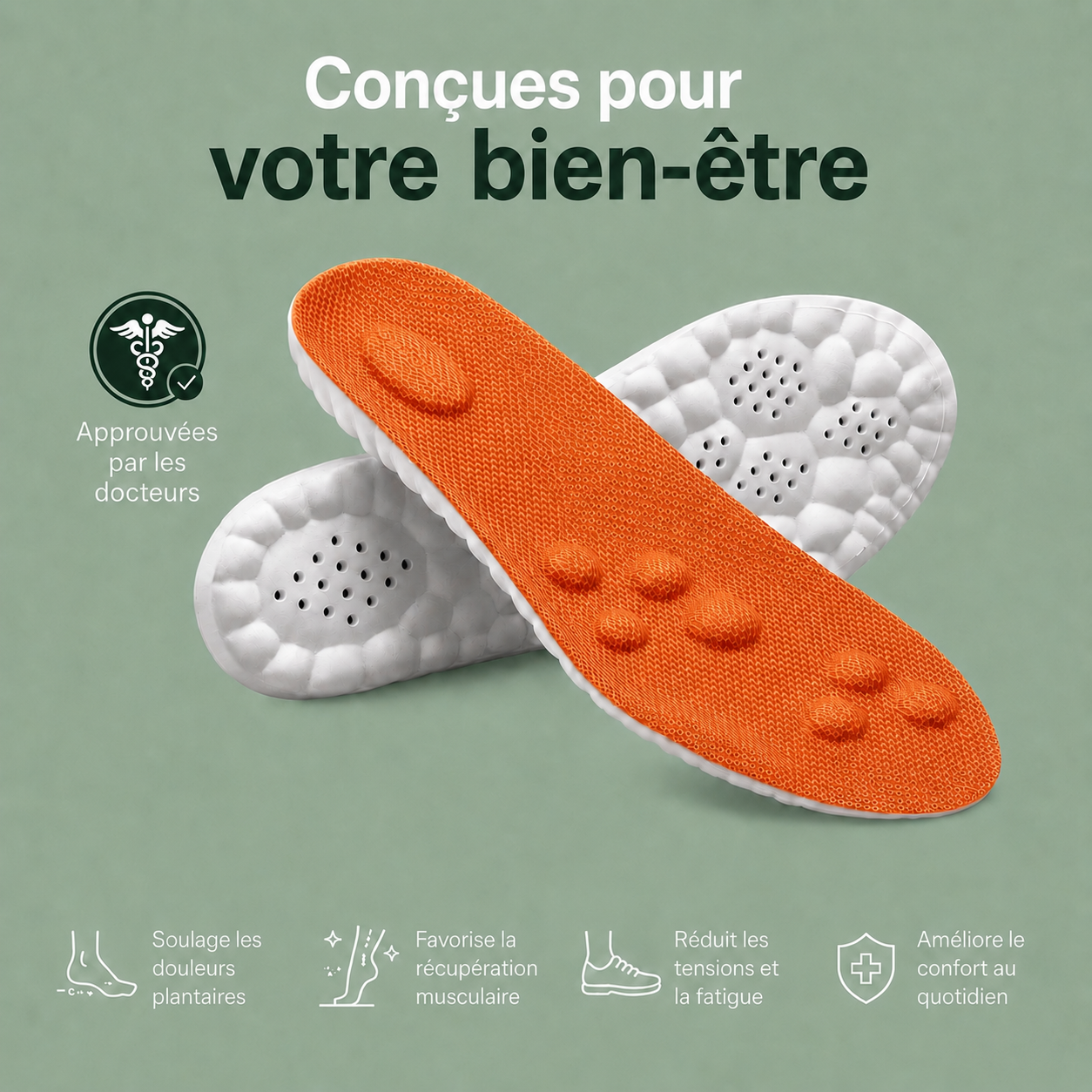 semelles de massage